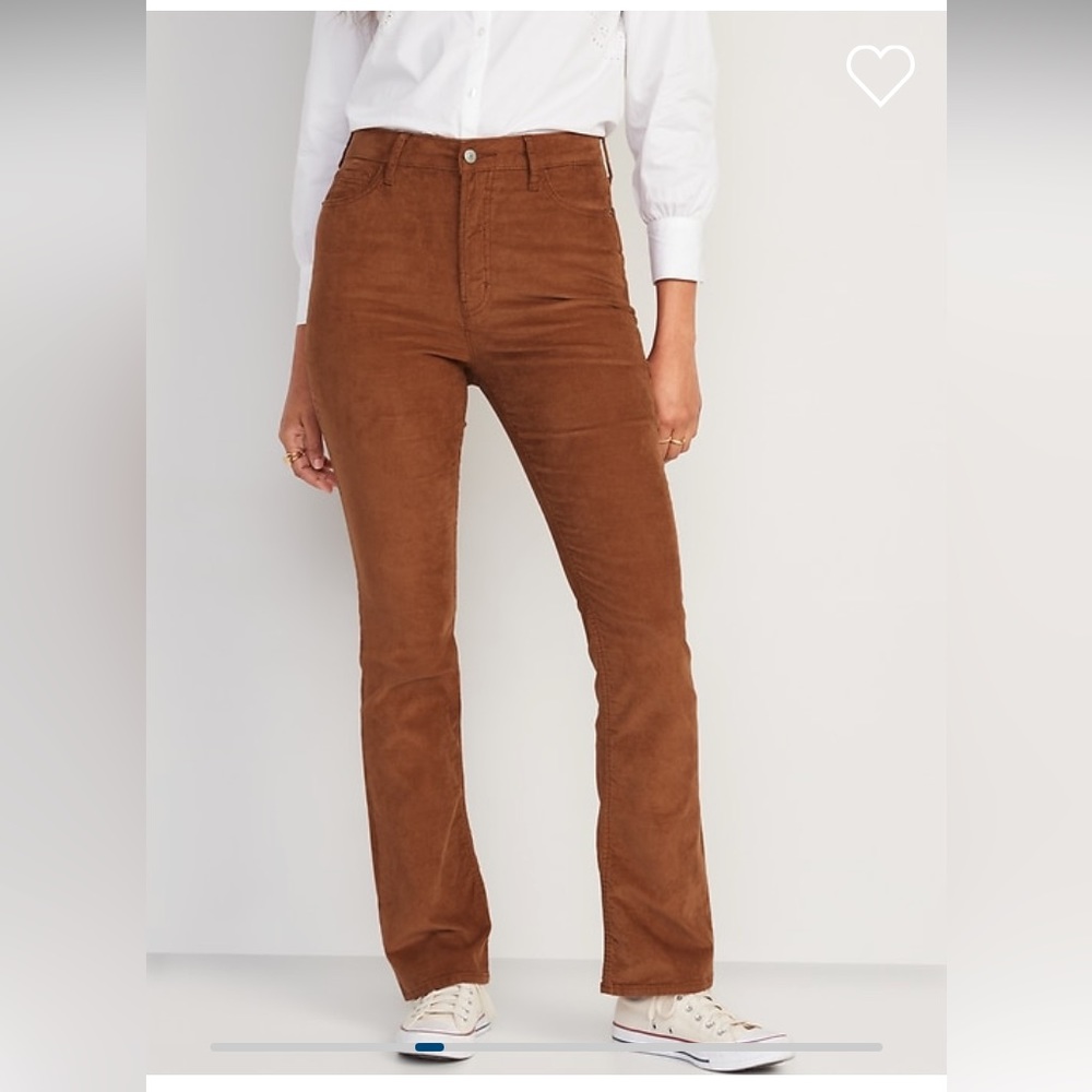 ***SOLD*** Old Navy High Waist Kicker-Boot Cut Corduroy Pants Size 4